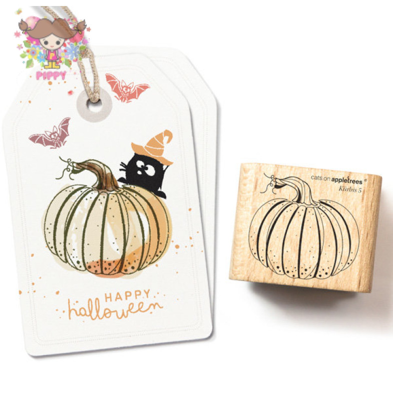 cats on appletrees スタンプ☆Pumpkin 5 Outline☆